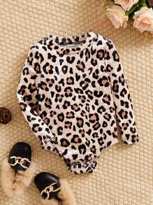 SHEIN Bodysuits Em bé In hoa Báo - Nhiều màu - Xem 1