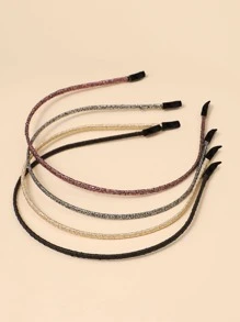 4 pièces Serre-tête simple et mince, bandeau, serre-tête