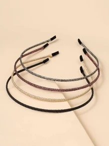 4 pièces Serre-tête simple et mince, bandeau, serre-tête