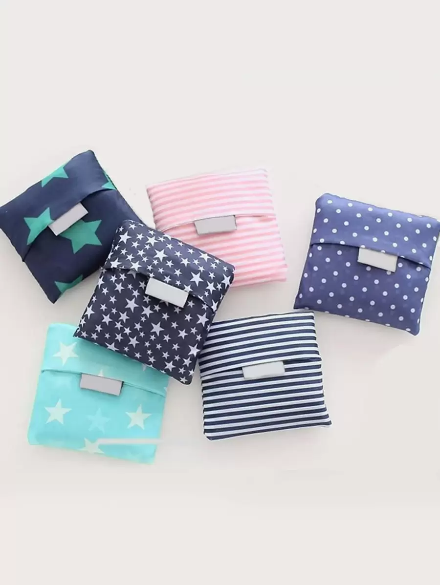 1pc Sanitary Pads Storage Bag Portable Pouch Large Capacity,Minimalist style, Waterproof Fabric For Panty Liners, and Tampons,Random Color - Multicolor - View 1