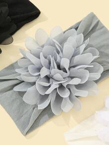 3入組嬰兒花朵裝飾髮帶 - 彩色 - 查看 4