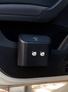 1 pieza Papeleras para coche con diseño de panda - Multicolor - Ver 3
