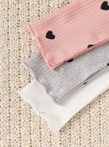 Tops em bé Xù nhỏ Tim Tất cả trên in - Nhiều màu - Xem 3