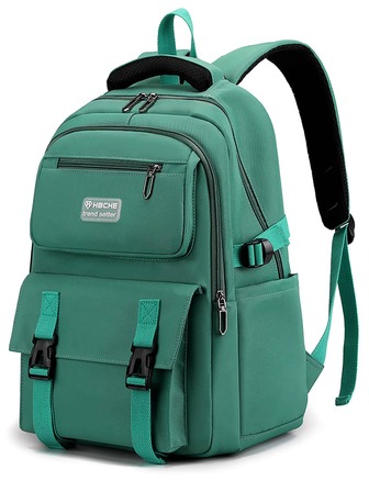 Mochila para hombre de color sólido con gran capacidad, múltiples compartimentos y material impermeable, perfecta para estudiantes Mochila escolar Mochila para computadora portátil de regreso a la escuela