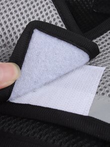 1pc Cartoon Paw Print Pet Harness - Black - View 8