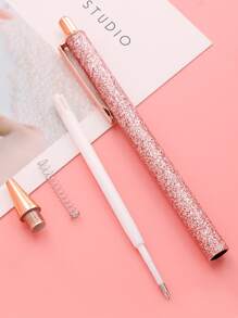 1入組金屬亮絲圓珠筆