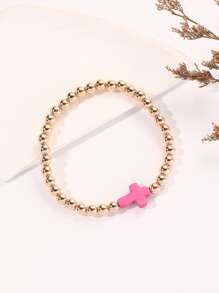 1 件女士黑玛瑙珠和绿松石手链 - 彩色 - 查看 11