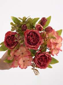 1 Bó hoa cẩm tú cầu bằng lụa mẫu đơn 7 đầu nhân tạo, Chất liệu hoa cầm cho cô dâu, Nhà, Phòng ăn, Trang trí bình hoa, Trang trí đám cưới, Trang trí tường nền, Xe cưới hoa với chất liệu vòng hoa DIY, Tấm lót cửa, Chất liệu hoa, Quà tặng ngày lễ tình nhân, Trang trí mùa thu - Nhiều màu - Xem 3