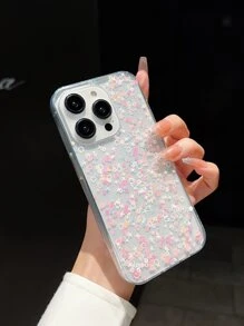 Funda de celular transparente con lentejuelas - Multicolor - Ver 2