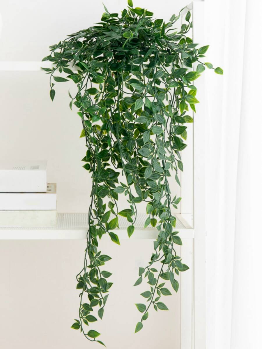 1pc 86cm Mandala Decorative Plant Vine,Fake Plants,Fall Decor,Room,Desk,Garden Decor,Room Decoration Stuff, Valentine Day, Gift - Green - View 1