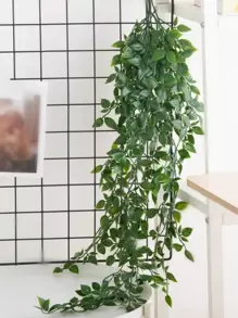 1pc 86cm Mandala Decorative Plant Vine,Fake Plants,Fall Decor,Room,Desk,Garden Decor,Room Decoration Stuff, Valentine Day, Gift - Green - View 2