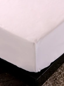 1 Đồng Màu Chống Thấm Nước Trang Bị Tấm, Chăn Sợi Nhỏ Cho Phòng Ngủ, Đôi/Đầy Đủ/Nữ Hoàng/Vua - trắng - Xem 5