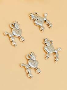 12pcs Cartoon Sheep DIY Pendant - Silver - View 2