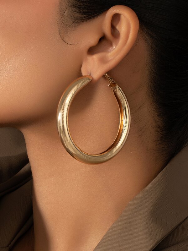 Minimalist Hoop Earrings SHEIN USA