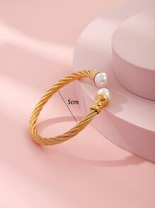 سوار أسلوب أساسي & الغلاف الجوي الموضة للنساء أسلاك الفولاذ قطعة واحدة