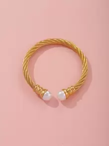 سوار أسلوب أساسي & الغلاف الجوي الموضة للنساء أسلاك الفولاذ قطعة واحدة