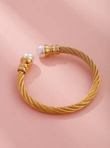 سوار أسلوب أساسي & الغلاف الجوي الموضة للنساء أسلاك الفولاذ قطعة واحدة