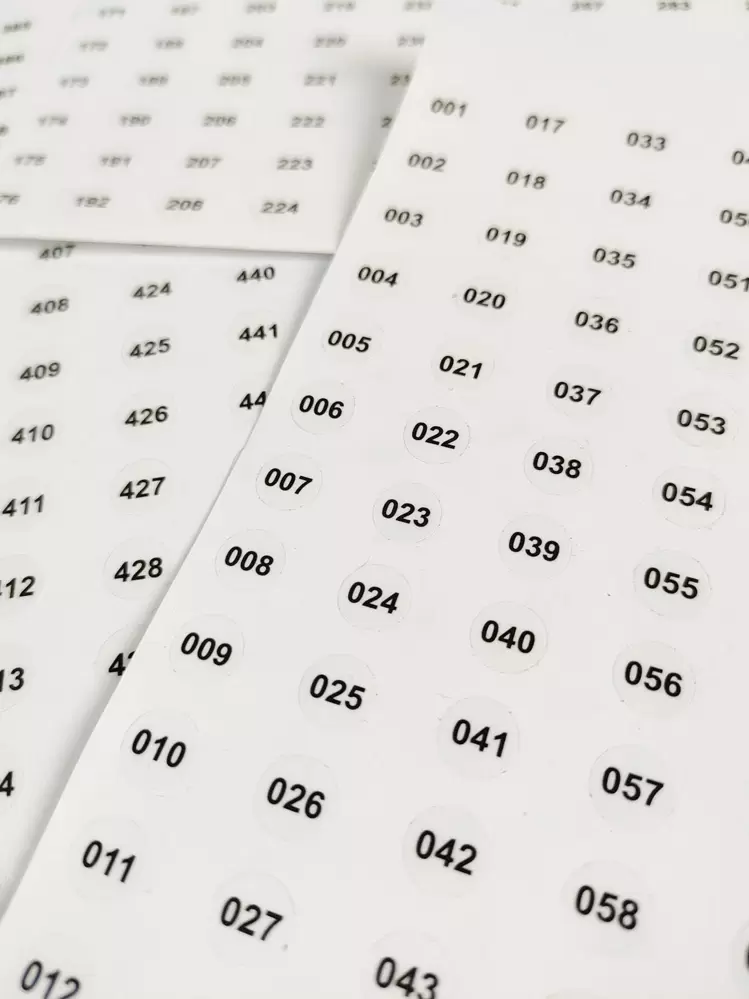 3sheets Number Pattern Nail Art Sticker Nail Stickers DIY Nails Nail Supplies - Black - View 4