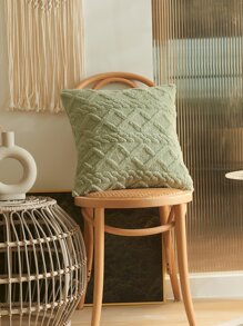 1pc Vỏ đệm mềm mịn mà không có chất làm đầy - Màu xanh Bạc hà - Xem 4