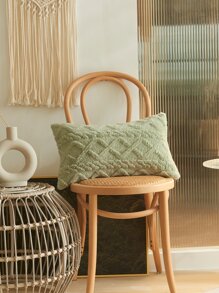 1pc Vỏ đệm mềm mịn mà không có chất làm đầy - Màu xanh Bạc hà - Xem 5