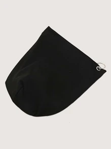 1 Chiếc Mũ Len Unisex Sắt-Vòng Y2k Phong Cách Ấm Áp & Thoáng Khí & Thời Trang Thích Hợp Cho Cuộc Sống Hàng Ngày Và Các Hoạt Động Ngoài Trời - màu đen - Xem 2