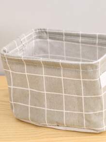 1pc Geometric Pattern Random Stationery Storage Basket - Multicolor - View 6