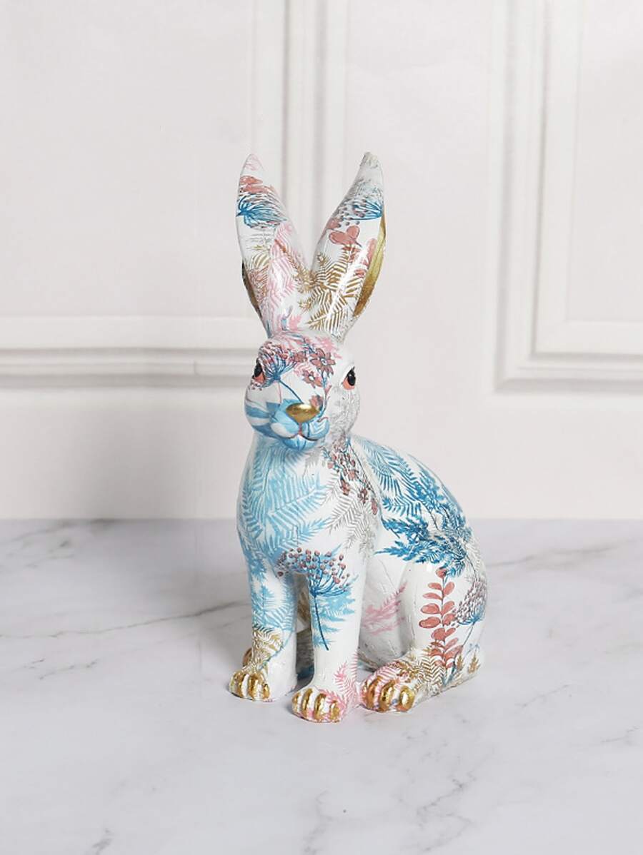 1 件兔子设计装饰工艺品最佳礼物 - 彩色 - 查看 1