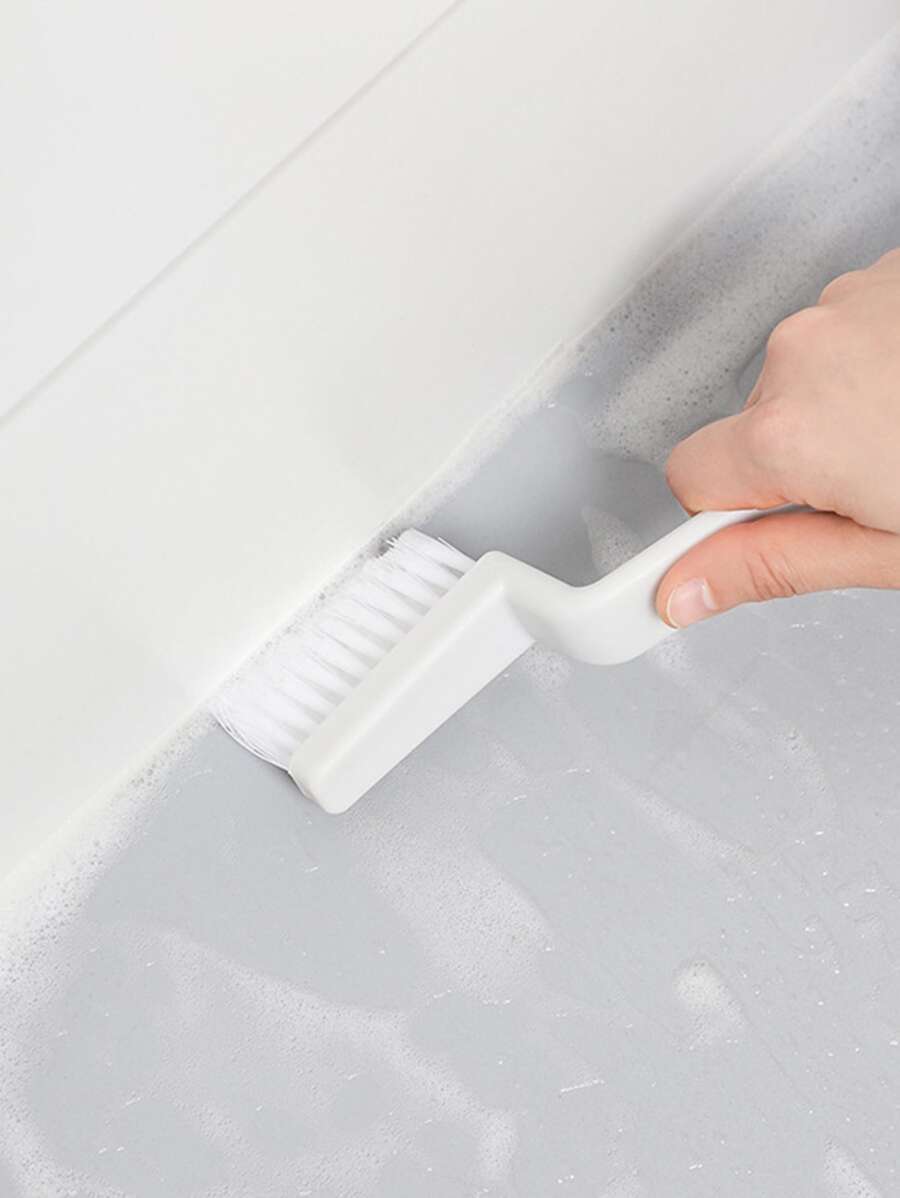1pc Multifunction Crevice Cleaning Brush - White - View 1