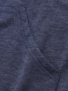 Men Letter Graphic Colourblock Raglan Sleeve Hooded Sports Jacket - Multicolor - View 3