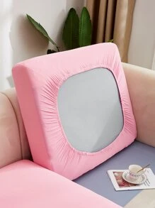 1pc Ghế sofa co giãn rắn - Hồng - Xem 1