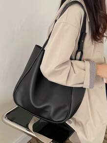 極簡風格按扣流浪包帶內袋
