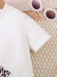 Toddler Girls Figure Graphic Tee - White - View 3