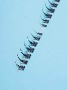 HSPM Manga Lashes, 1box Mermaid Tail Individual False Eyelashes - Black - View 5