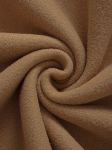 SHEIN LUNE Cartoon & Letter Graphic Thermal Lined Sweatshirt - Brown - View 4