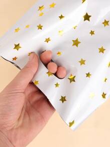 10入組6.7*9.8英寸生日/情人節派對禮物袋,糖果/餅乾/零食包裝袋 - 彩色 - 查看 5