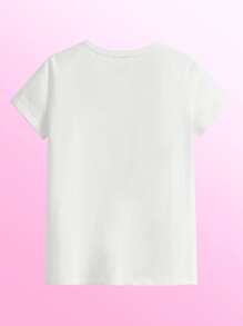 GATCHIPON Anime Cartoon Graphic Tee - White - View 2