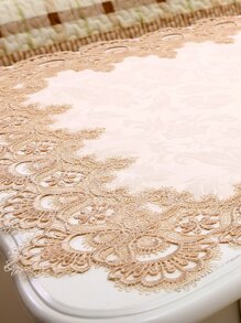 花卉刺繡床頭桌布 - 彩色 - 查看 4