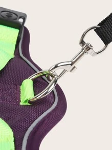 1入組可調節寵物背帶適用於狗狗和貓適用於戶外 - 紫色 - 查看 5