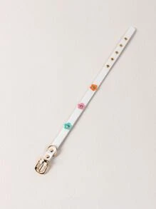 1 chiếc vòng cổ trang trí hoa cho thú cưng, thiết thực và đa năng - Nhiều màu - Xem 3