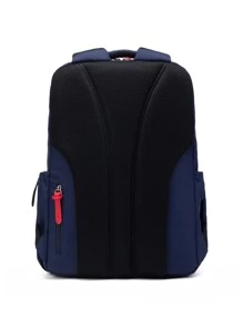 JIHUBEAR Niños Mochila funcional de color combinado de gran capacidad - Multicolor - Ver 2