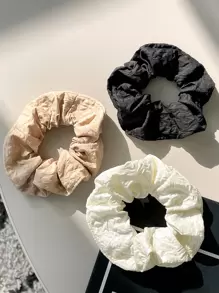 DAZY 3 chiếc dây buộc tóc đơn giản tối giản - Nhiều màu - Xem 1