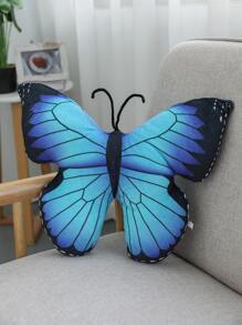 Butterfly Design Decorative Pillow - Multicolor - View 1