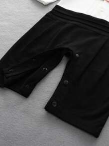 Đứa bé trai Nơ mặt trước Áo liền quần & Áo vest - Đen và trắng - Xem 4