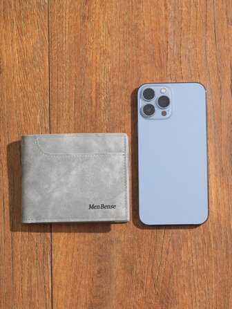 Men Letter Graphic Small Wallet Pocket Wallet Small Coin Pocket Bi-Fold Women Wallet Portable Cash White-Collar Workers For Male College Work Business Commute Office For Anniversary For Couple For Birthday Gift On Valentine Day Gift Gift For Men Wallet Purse Wallet Men Wallet Leather