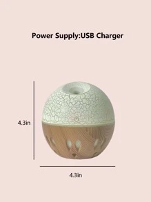 1入組鏤空便攜加濕器 - 彩色 - 查看 5