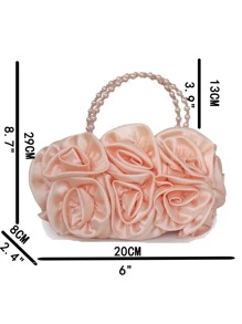 Túi xách nữ buổi tối - Bụi hồng - Xem 3