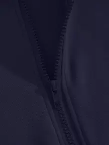 INAWLY 加大码拉链抽绳保暖内衬卫衣，适合冬季毕业季、返校季、毕业典礼、教师节等场合，女士返校套头衫，秋季卫衣 - 藏蓝色 - 查看 3