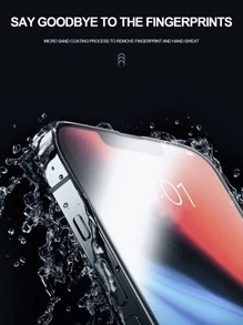 1sheet Tempered Phone Screen Film Compatible With iPhone - Clear - View 3