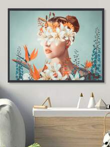 1set PMMA DIY Diamond Unframed Painting, Modern Figure Graphic DIY Diamond Unframed Painting For Home - Multicolor - View 2