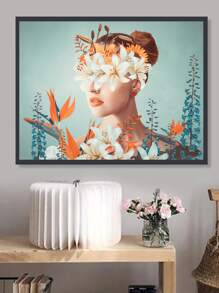 1set PMMA DIY Diamond Unframed Painting, Modern Figure Graphic DIY Diamond Unframed Painting For Home - Multicolor - View 1